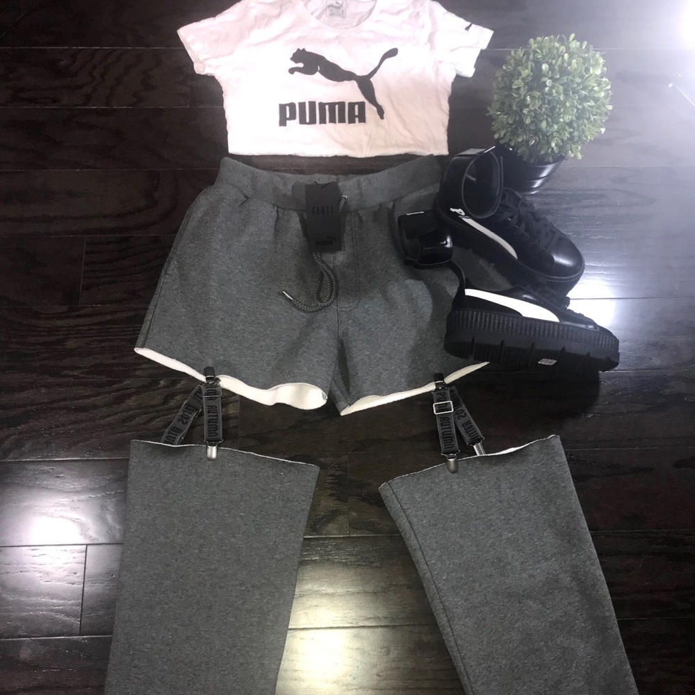 💋SOLD‼️Puma Fenty Suspender sweatpants